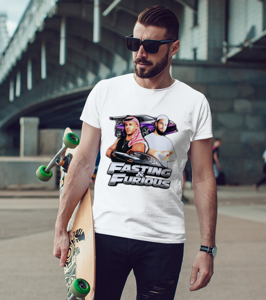 Fasting & Furious Vin Diesel Paul Walker Dubai Cars T-Shirt