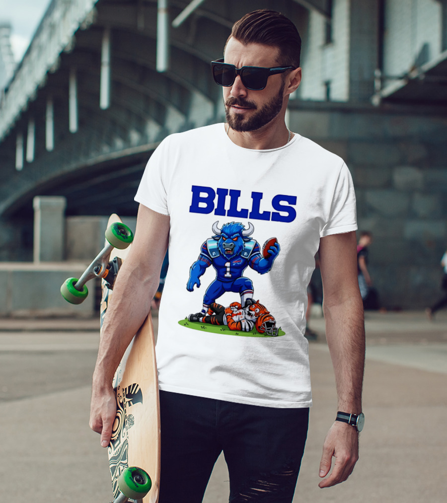 Buffalo Bills Dominating Victory Over Cincinnati Bengals Football Rivalry T-Shirt
