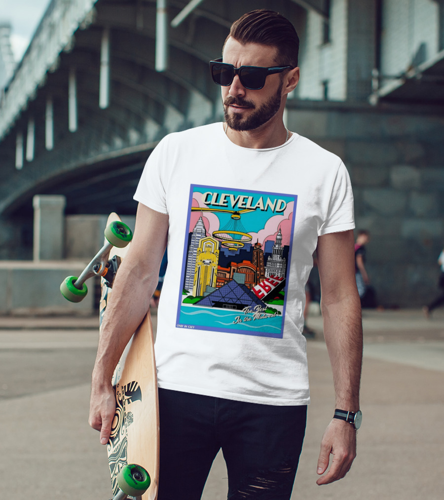 Cleveland The Best In The Midwest Only In Clev T-Shirt
