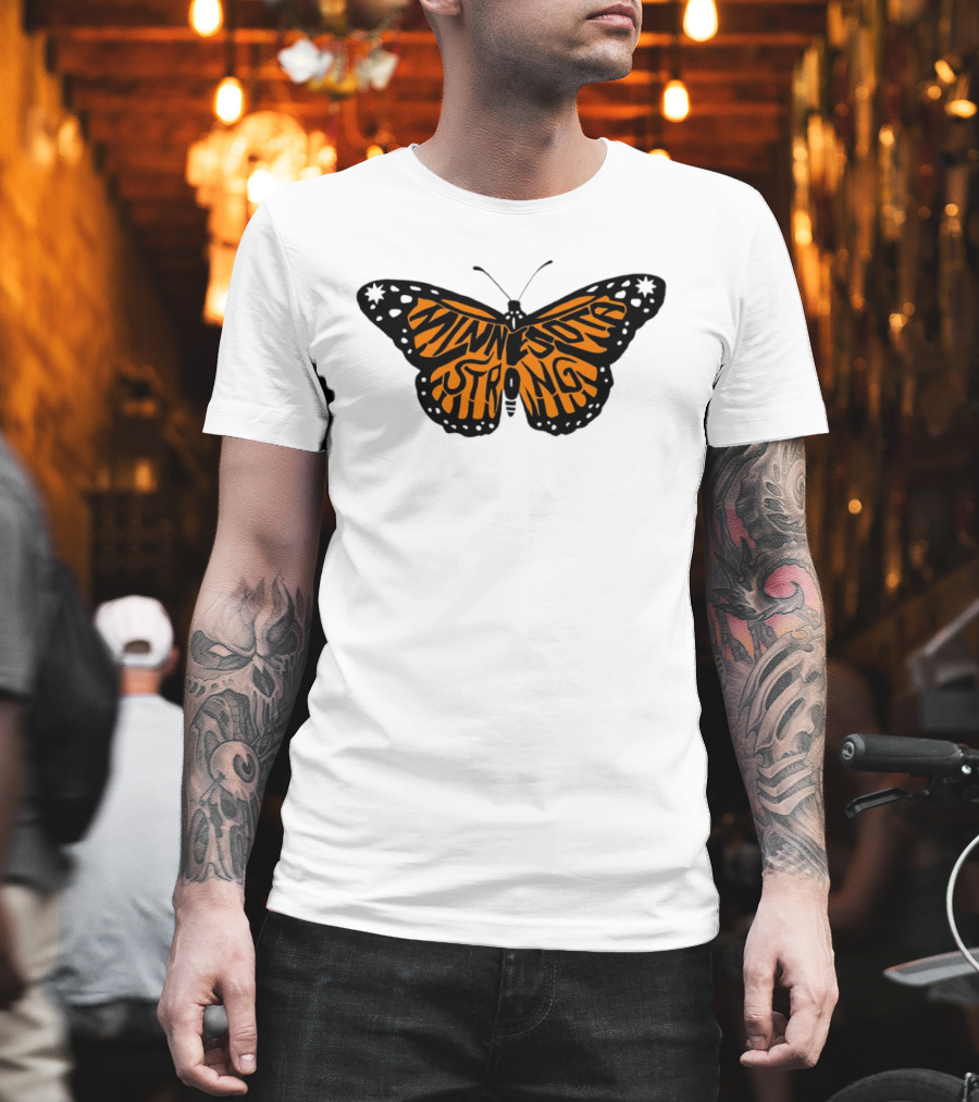 Minnesota Strong Monarch Butterfly Pride T-Shirt