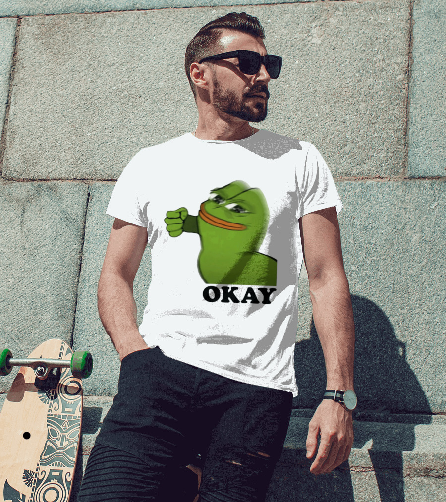 Okay Pepe Frog Punching Nazis Kid T-Shirt