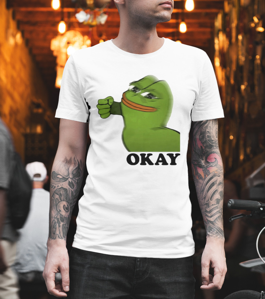 Okay Pepe Frog Punching Nazis Kid T-Shirt