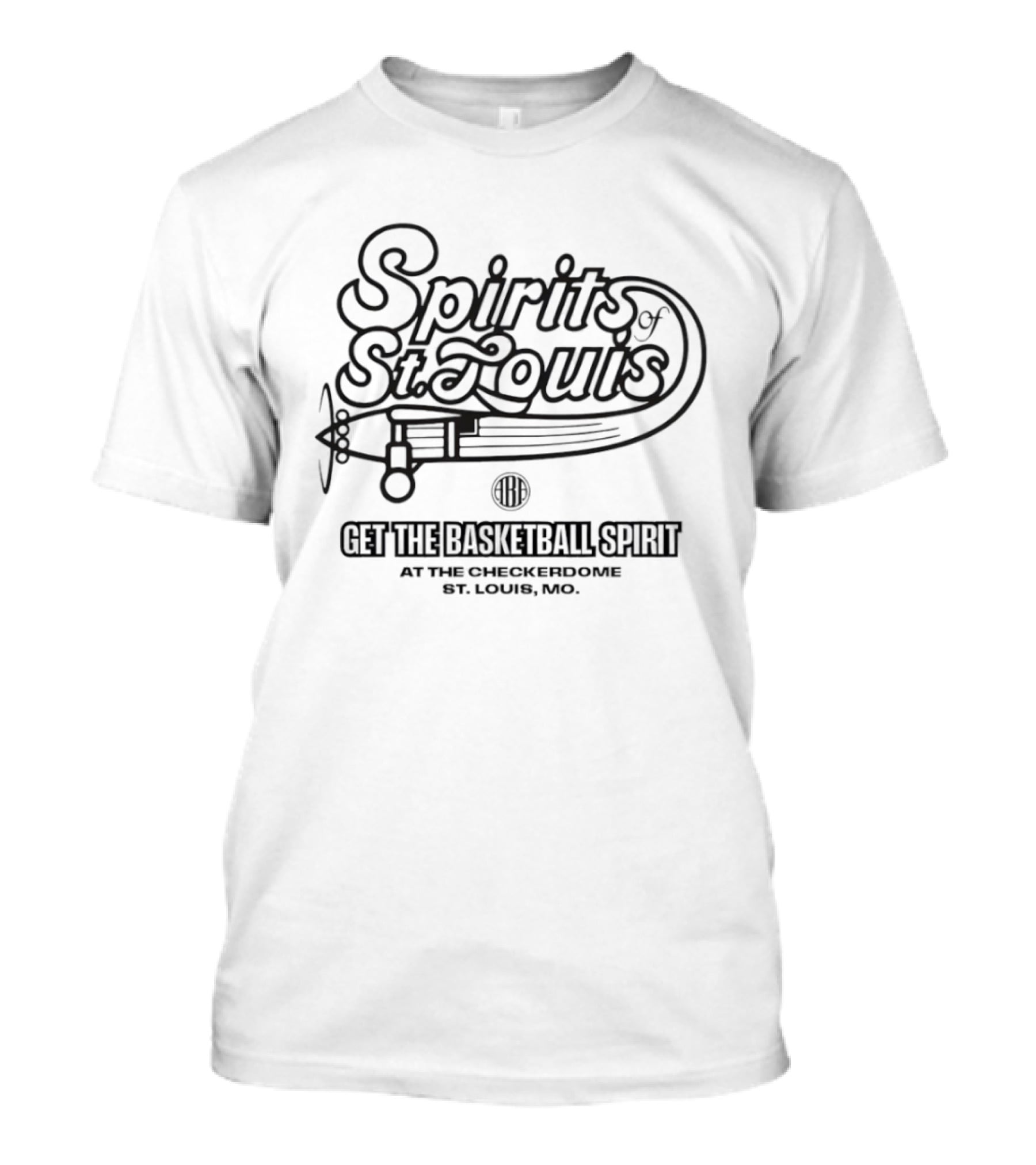 Spirits Of St. Louis Get The Basketball Spirit At The Checkerdome St. Louis MO T-Shirt