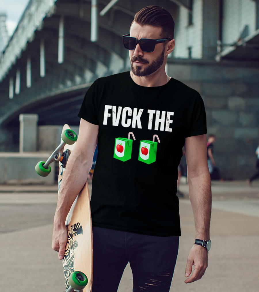 Fvck The Juice Apple Box Duo Drink Packers T-Shirt
