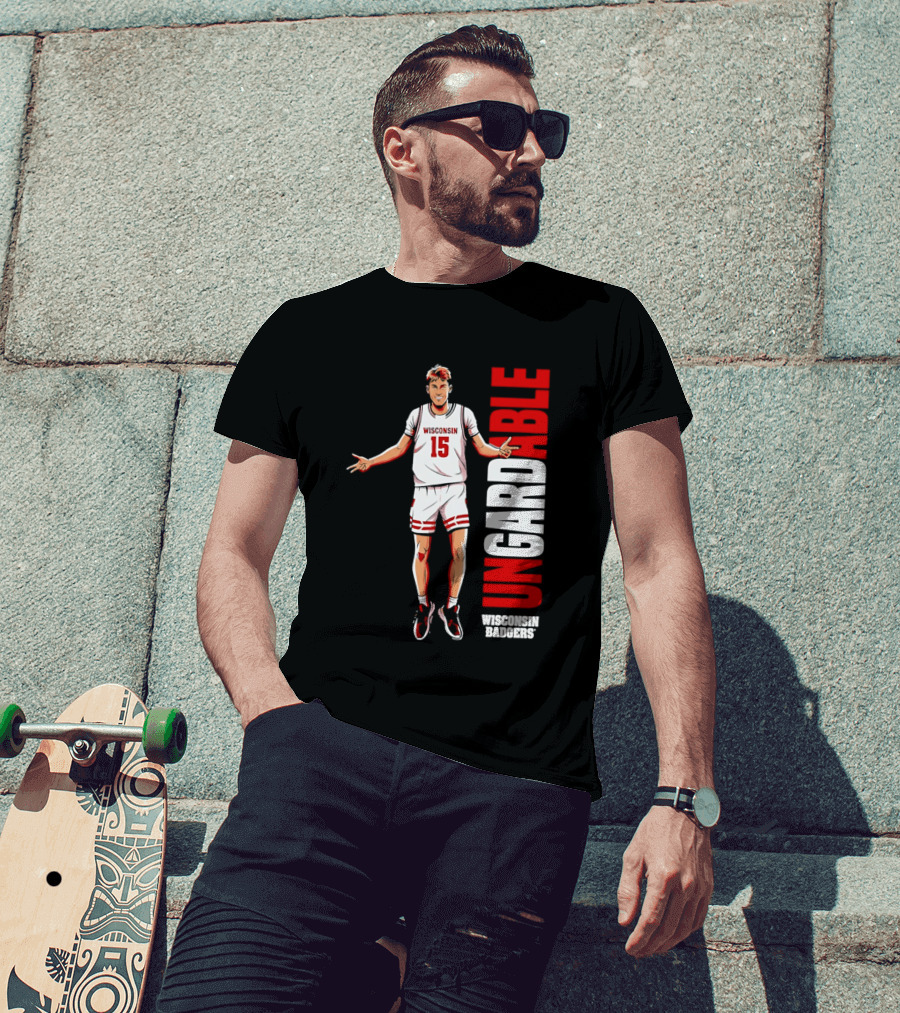 Isaac Gard Wisconsin Badgers Ungardable Basketball Player 15 T-Shirt