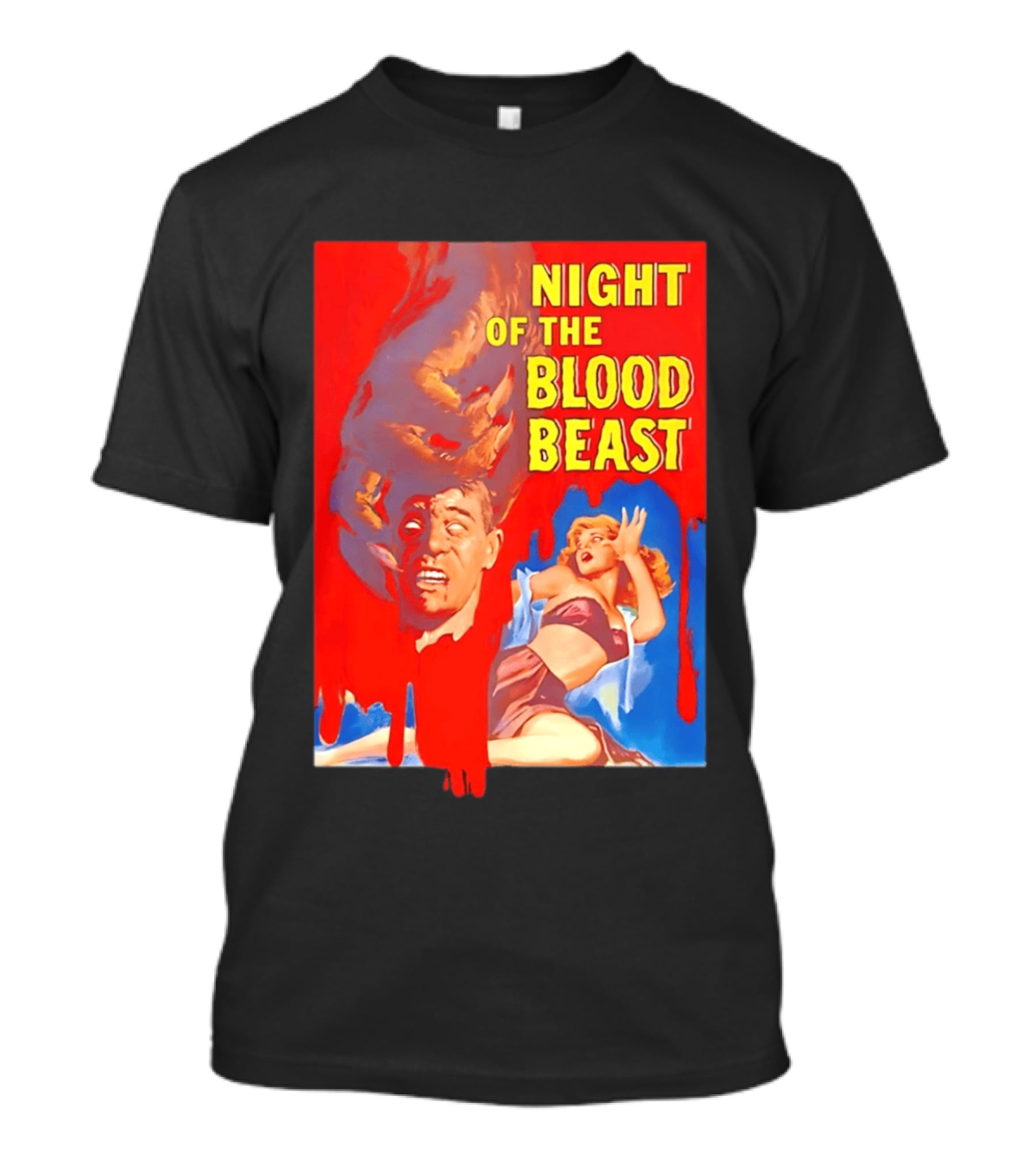 Night Of The Blood Beast Vintage Horror Movie T-Shirt