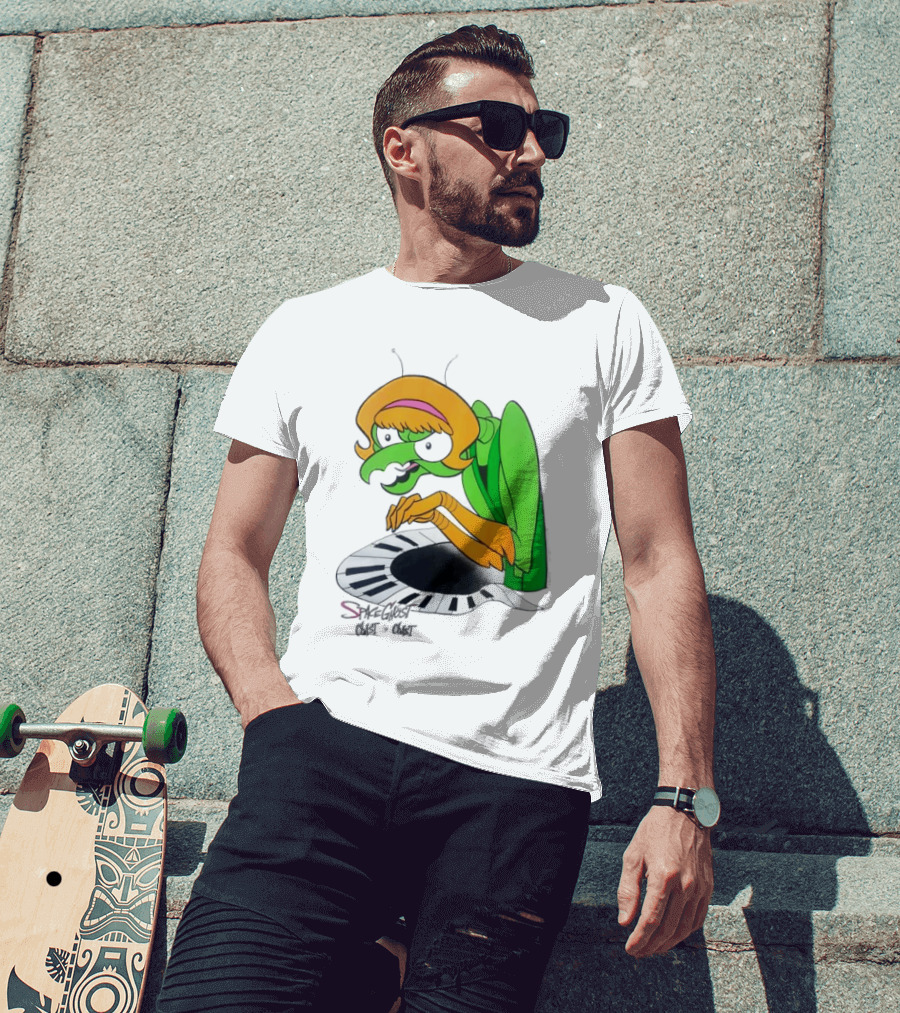 Space Ghost Coast To Coast Zorak Playing Piano T-Shirt