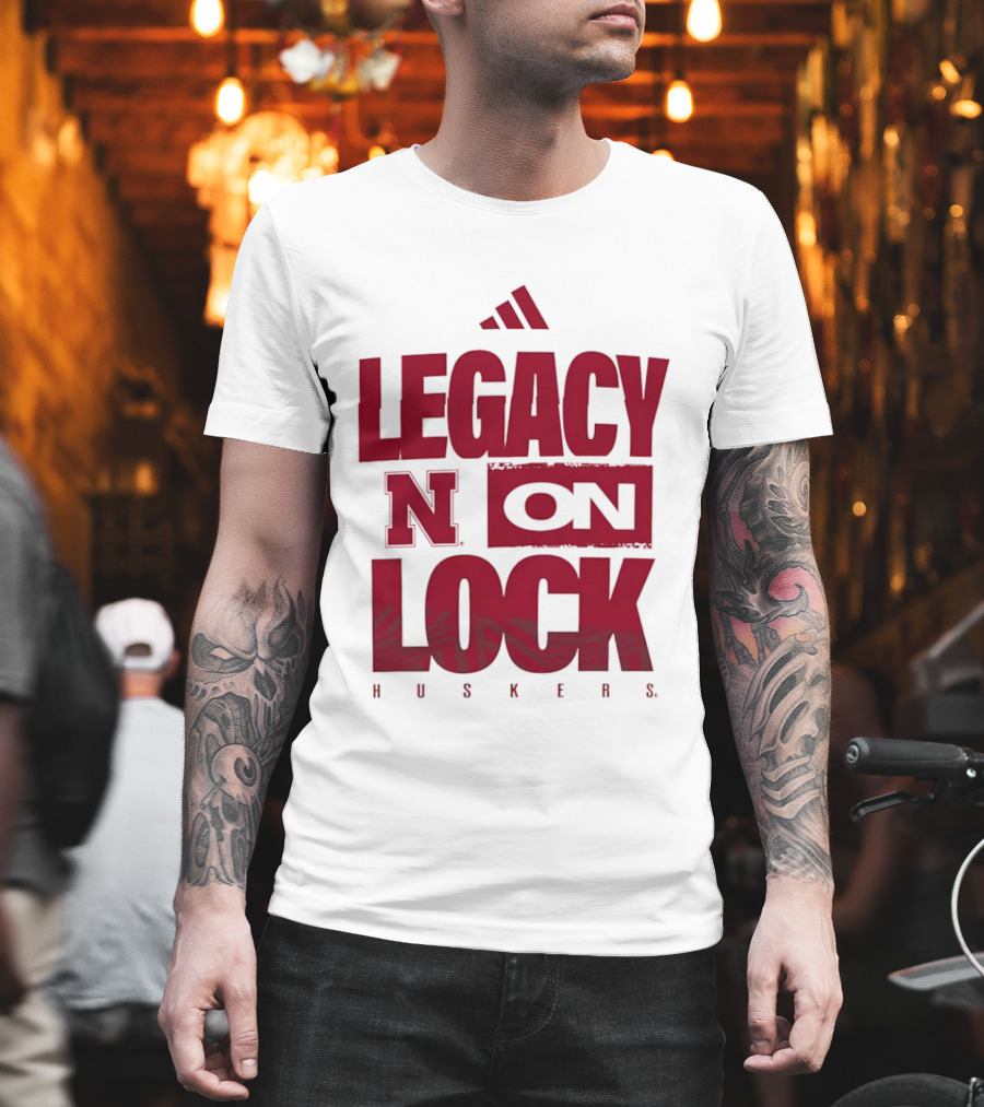 Nebraska Cornhuskers Legacy N On Lock Huskers T-Shirt