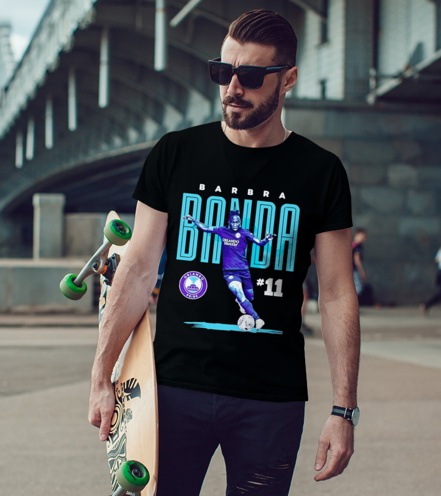 Barbra Banda Orlando Pride #11 Bitmap Player Soccer T-Shirt