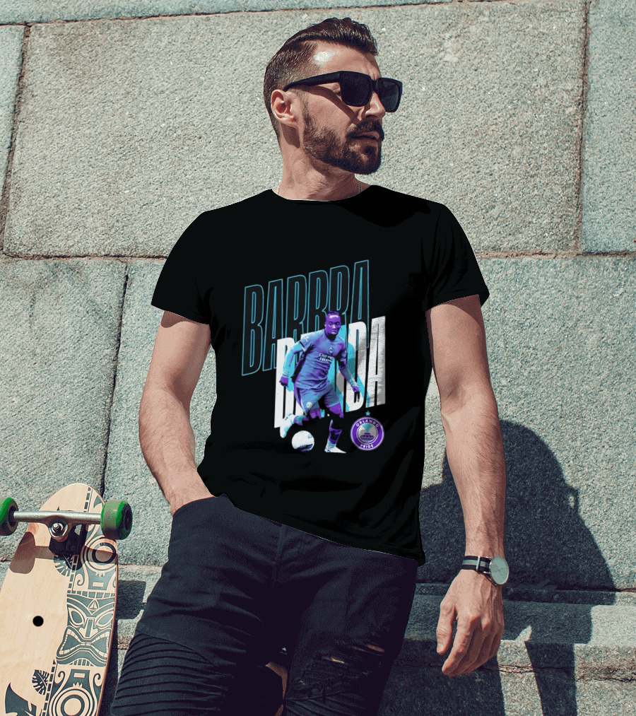 Barbra Banda Orlando Pride Soccer Player Action Pose T-Shirt