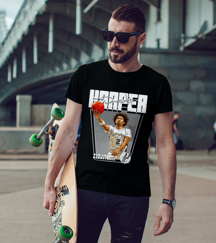 Dylan Harper San Antonio Spurs Basketball Premiere T-Shirt