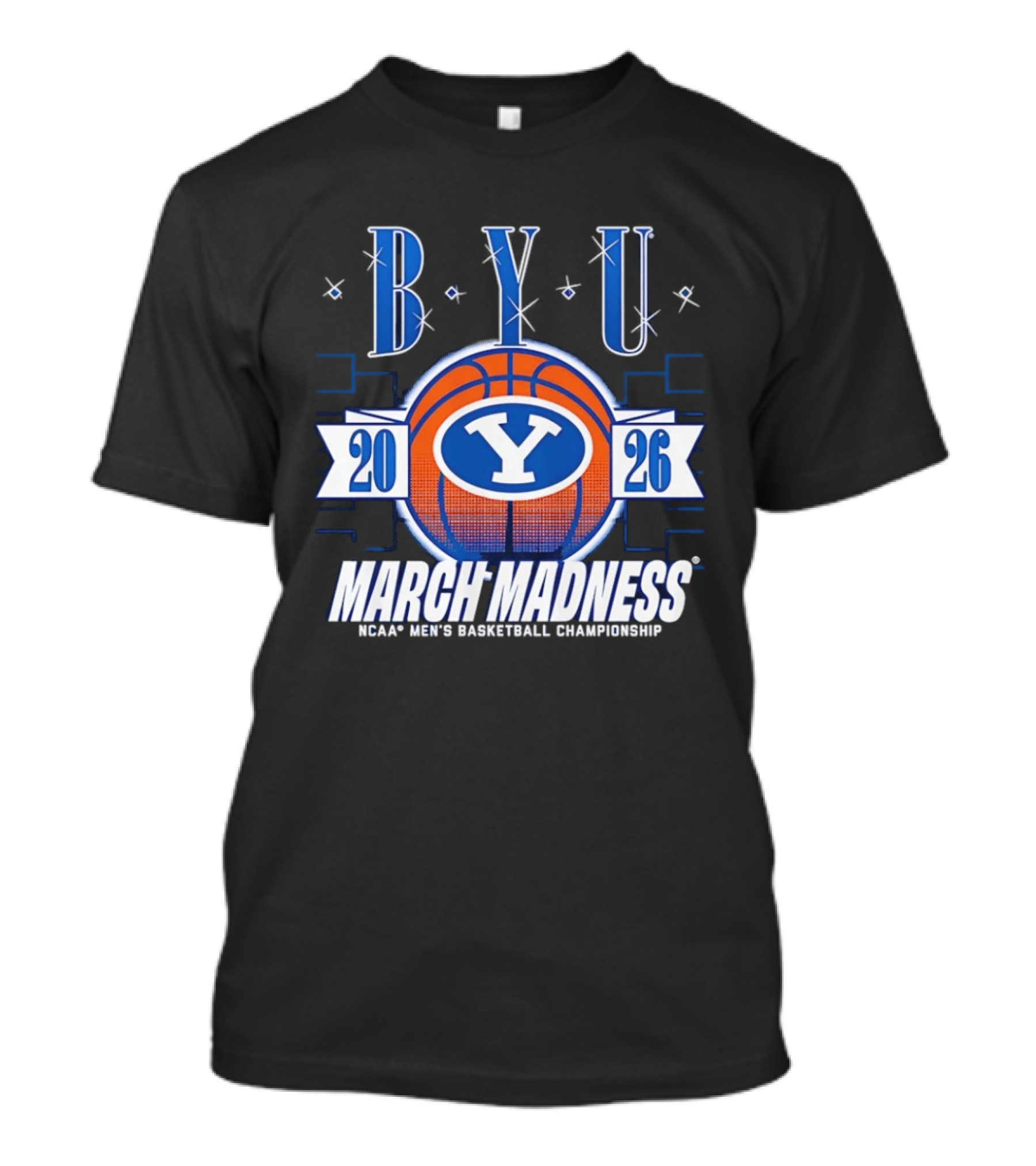 BYU Cougars 2026 NCAA Men's Basketball Championship March Madness T-Shirt