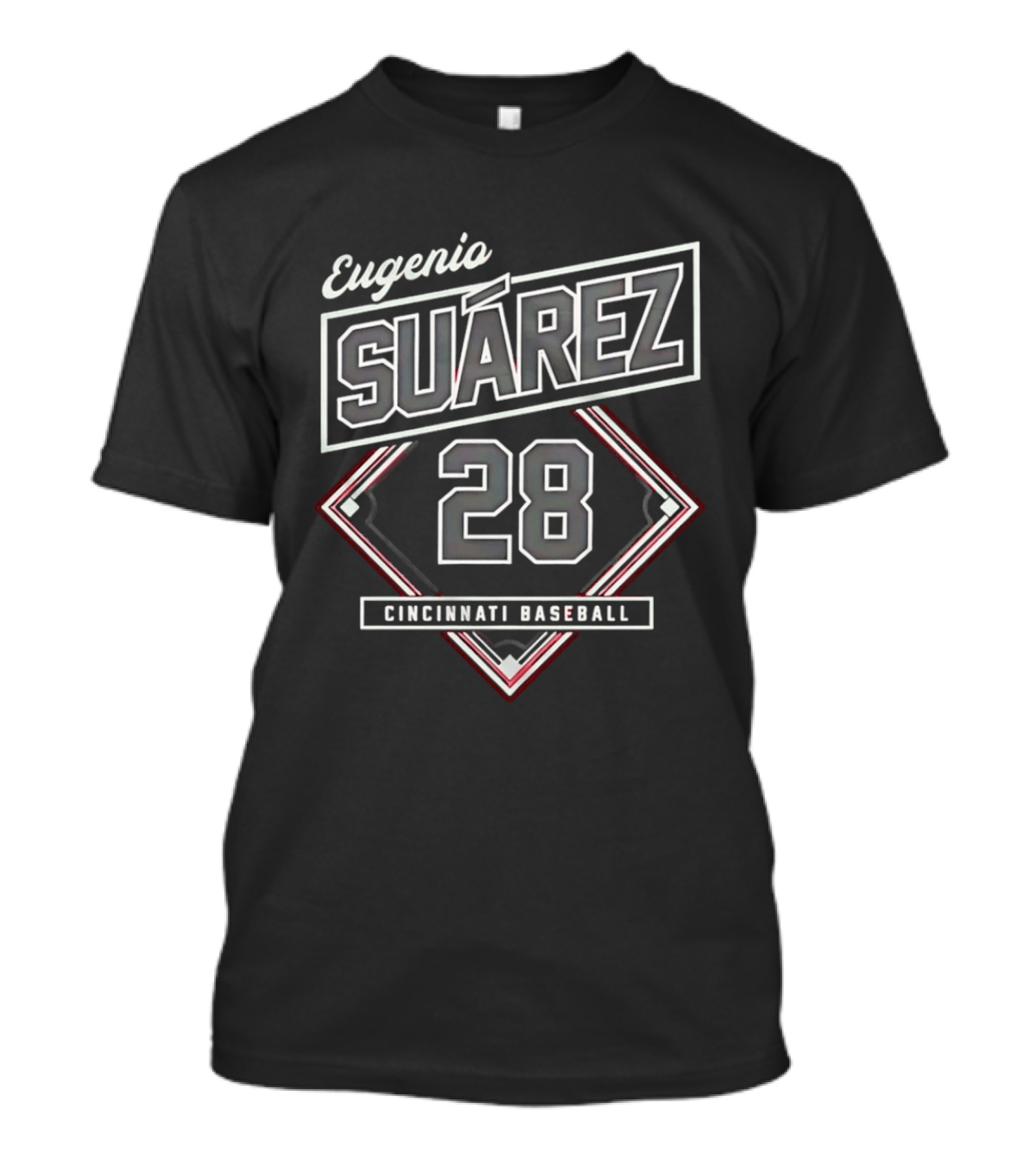 Eugenio Suarez 28 Cincinnati Baseball Classic Diamond T-Shirt
