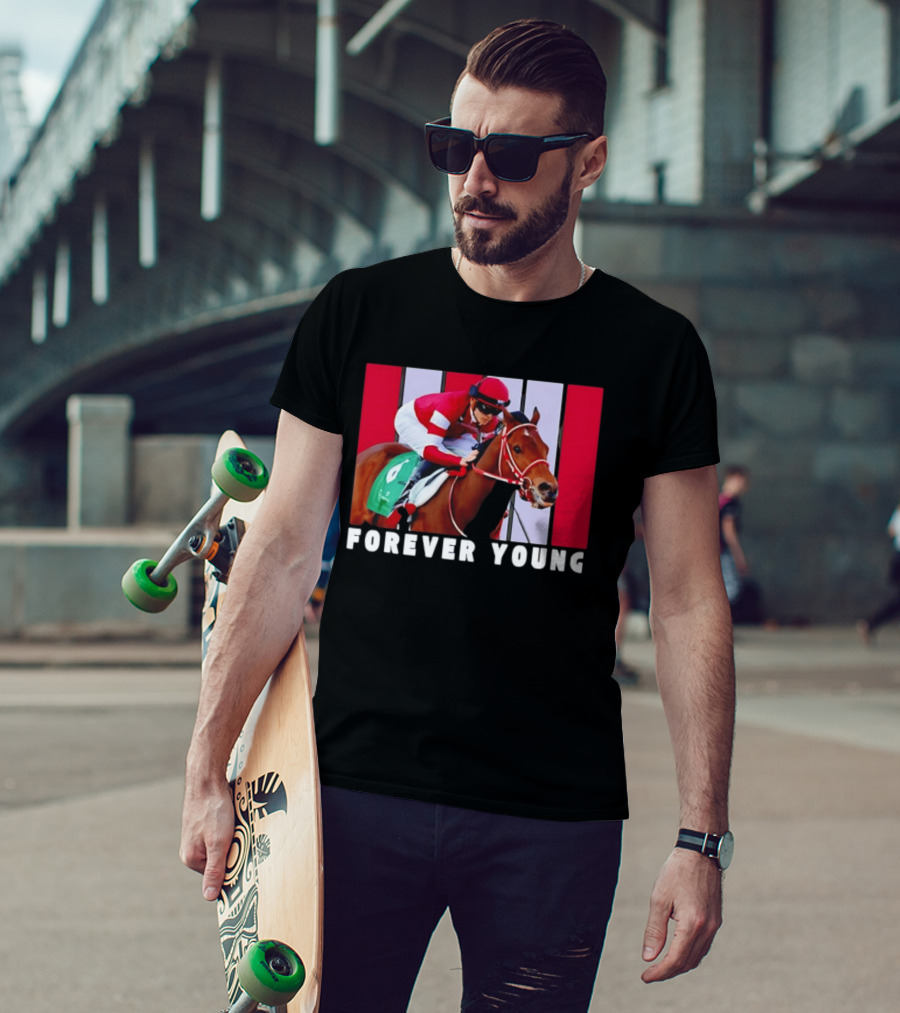 Forever Young Horse Racing Santa Anita T-Shirt