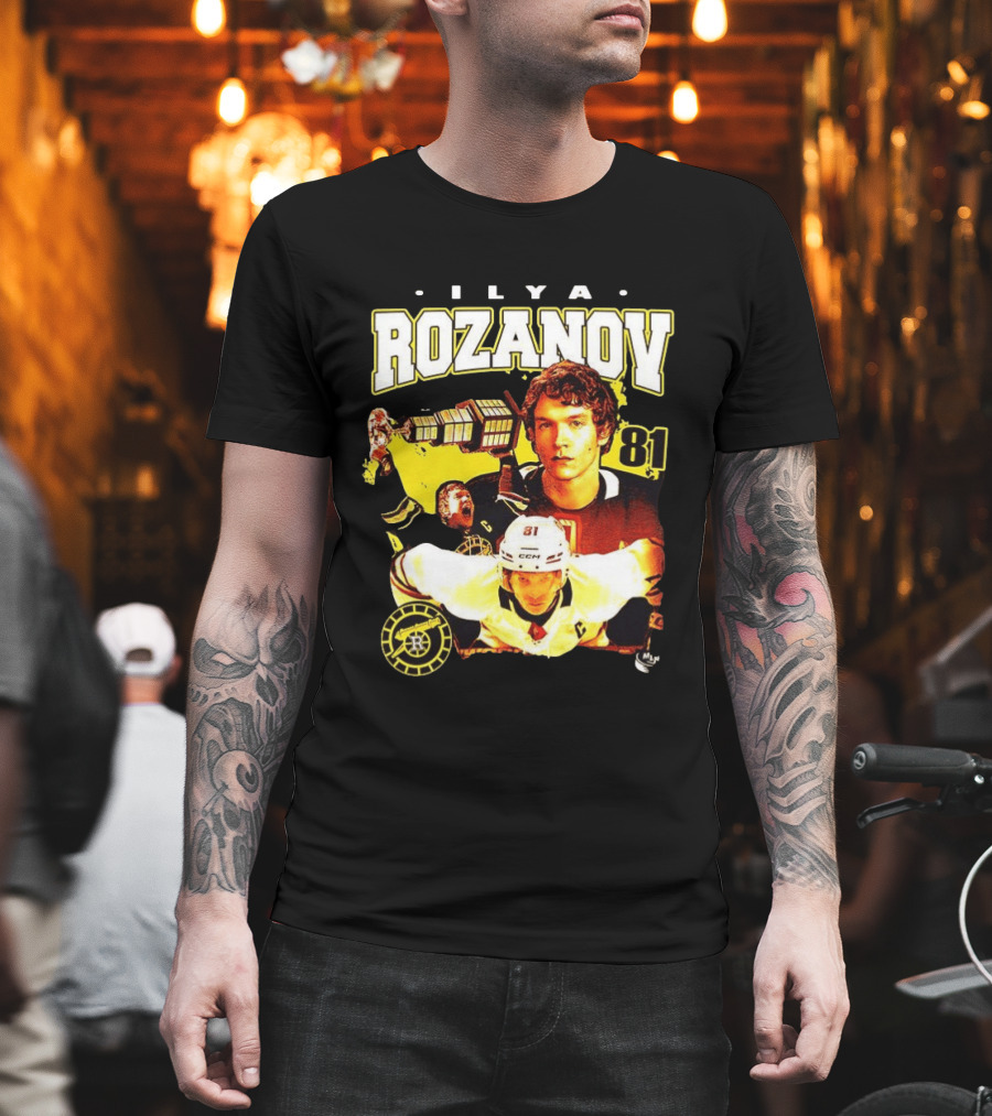 Ilya Rozanov MLH Heated Rivalry Number 81 Mega Hockey T-Shirt