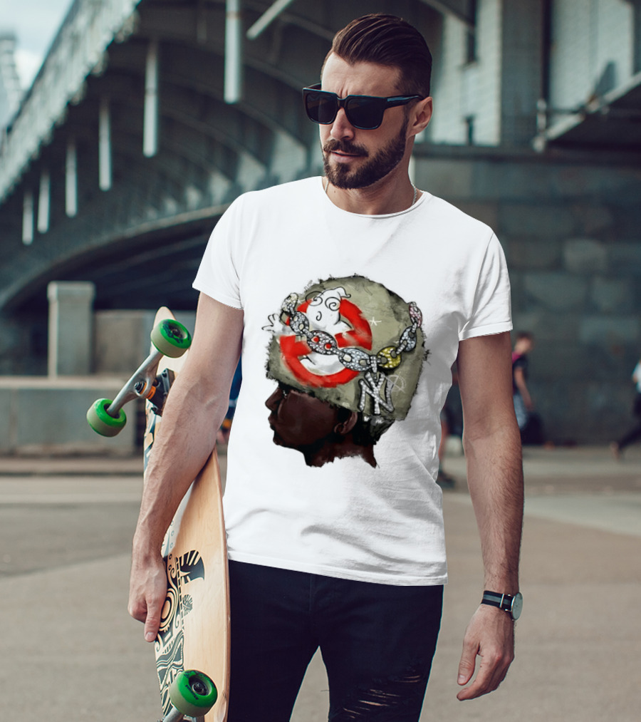Swag Stealer Album Ghostbusters Chain Art NY Yankees T-Shirt
