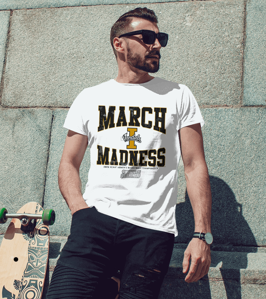 Idaho Vandals 2026 NCAA Women's Basketball March Madness T-Shirt