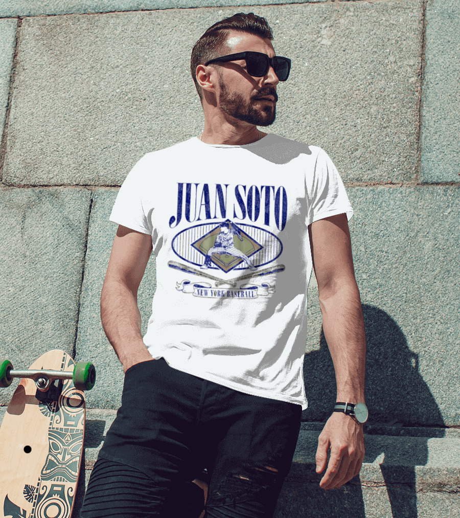 Juan Soto New York Baseball Diamond Standouts T-Shirt