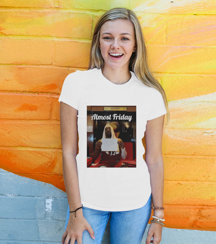 Almost Friday Bam Adebayo 83 Points Locker Room Moment T-Shirt