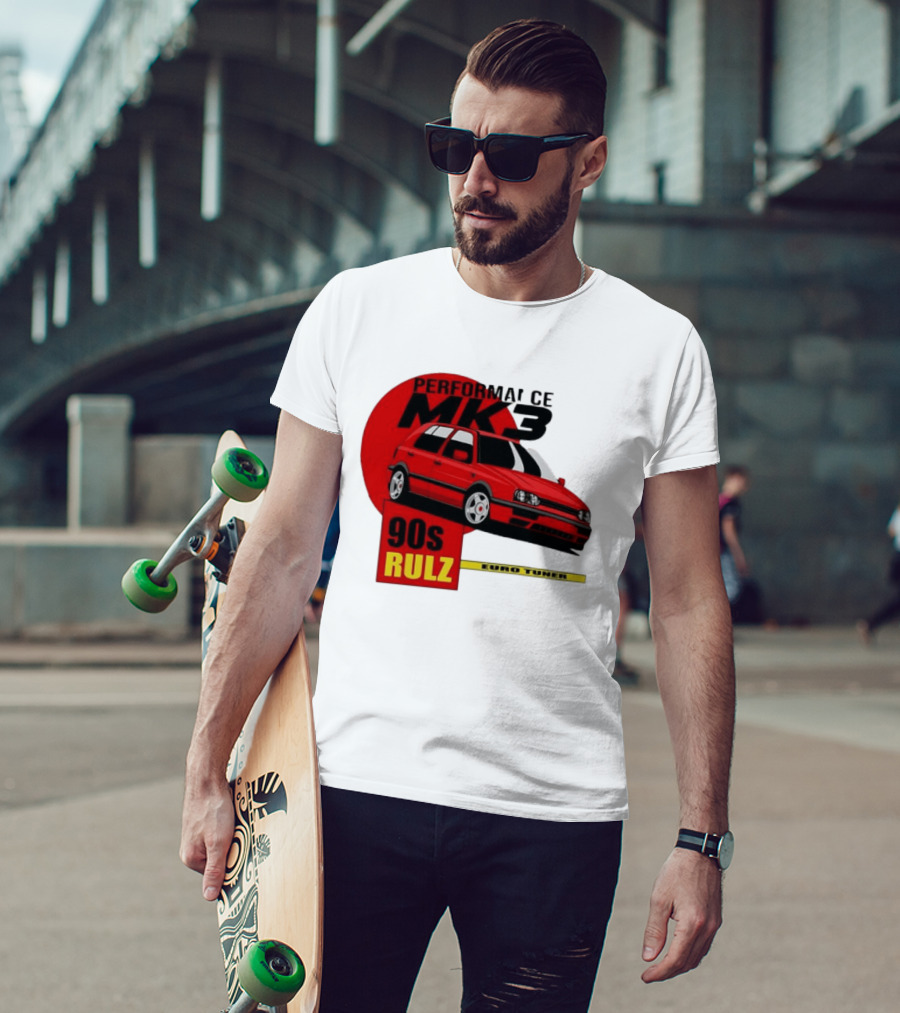 Performance MK3 90s Rulz Euro Tuner T-Shirt