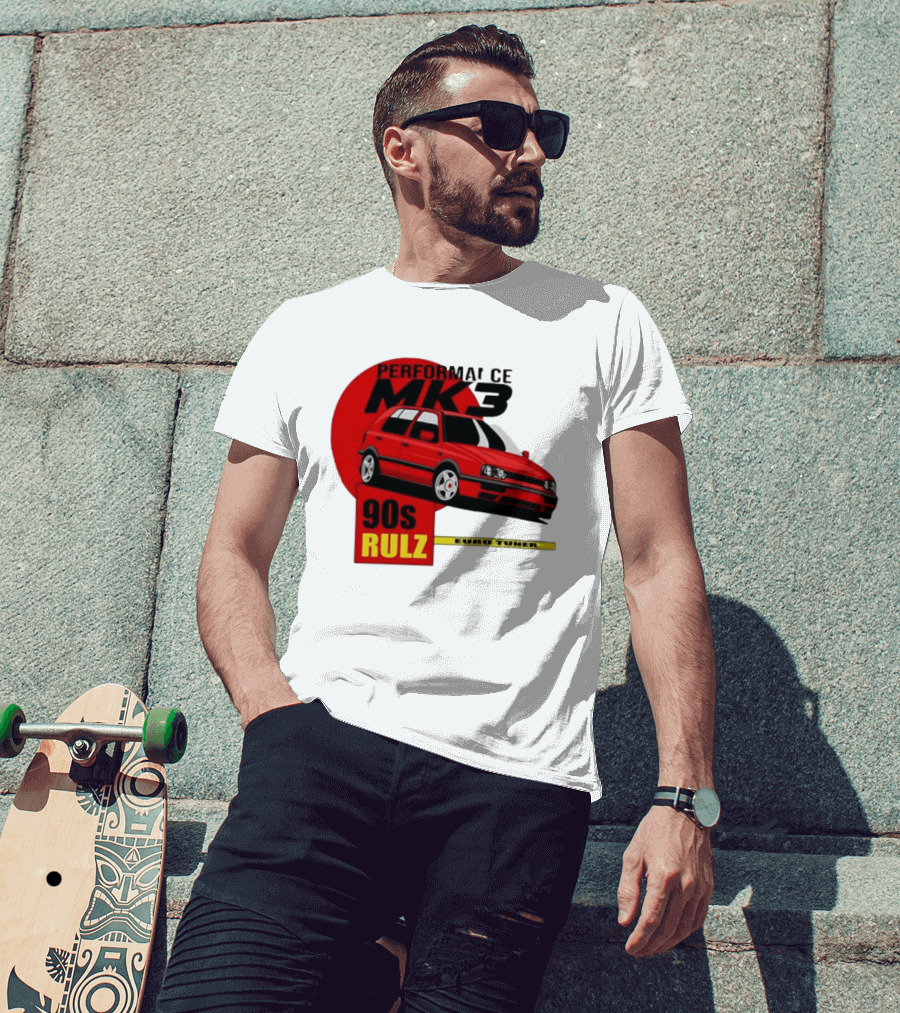 Performance MK3 90s Rulz Euro Tuner T-Shirt