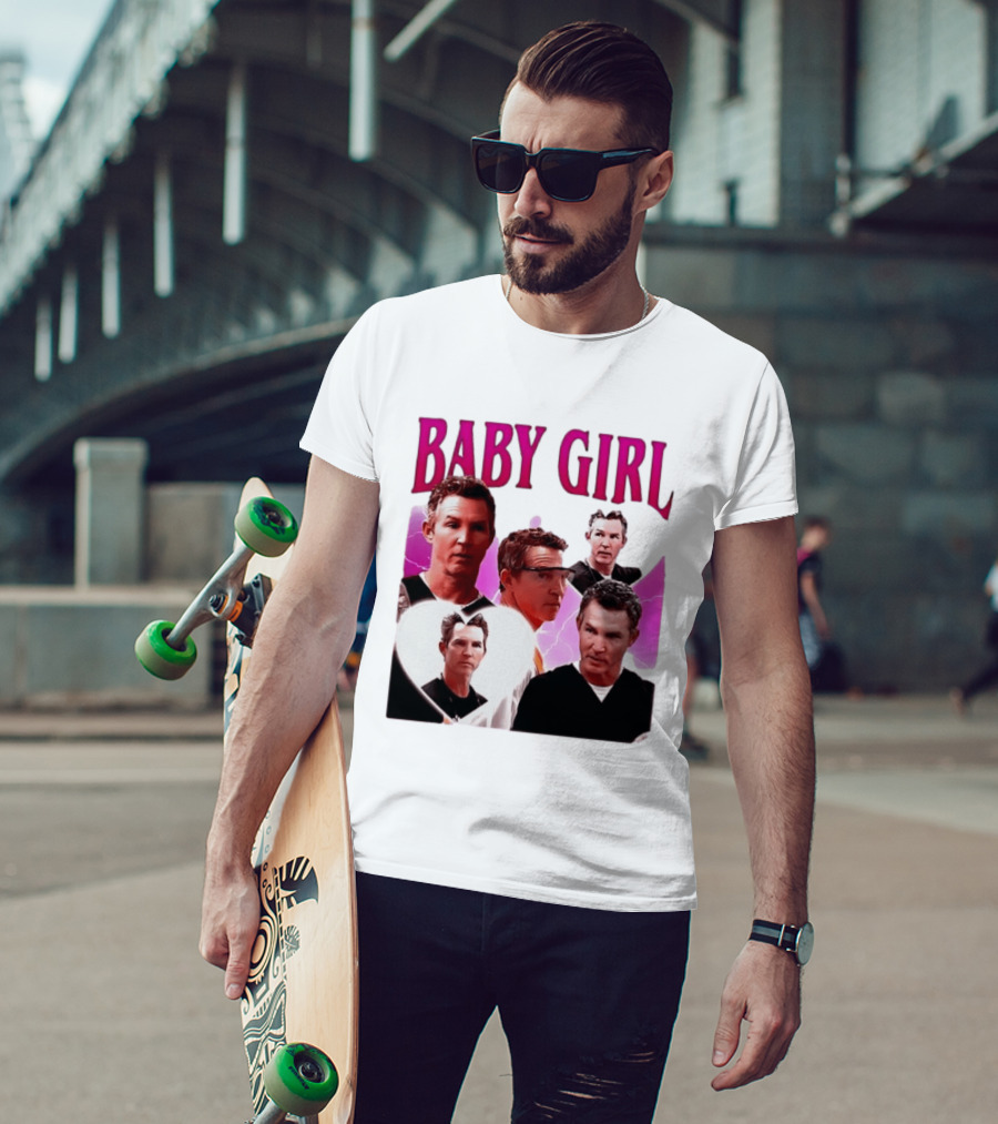 BABY GIRL Dr. Jack Abbot Collage Fashion Trend T-Shirt