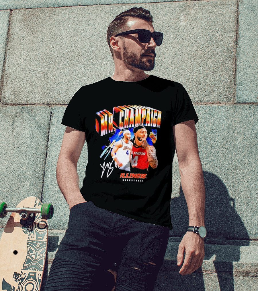 Mr Champaign Kylan Boswell Illinois Basketball T-Shirt