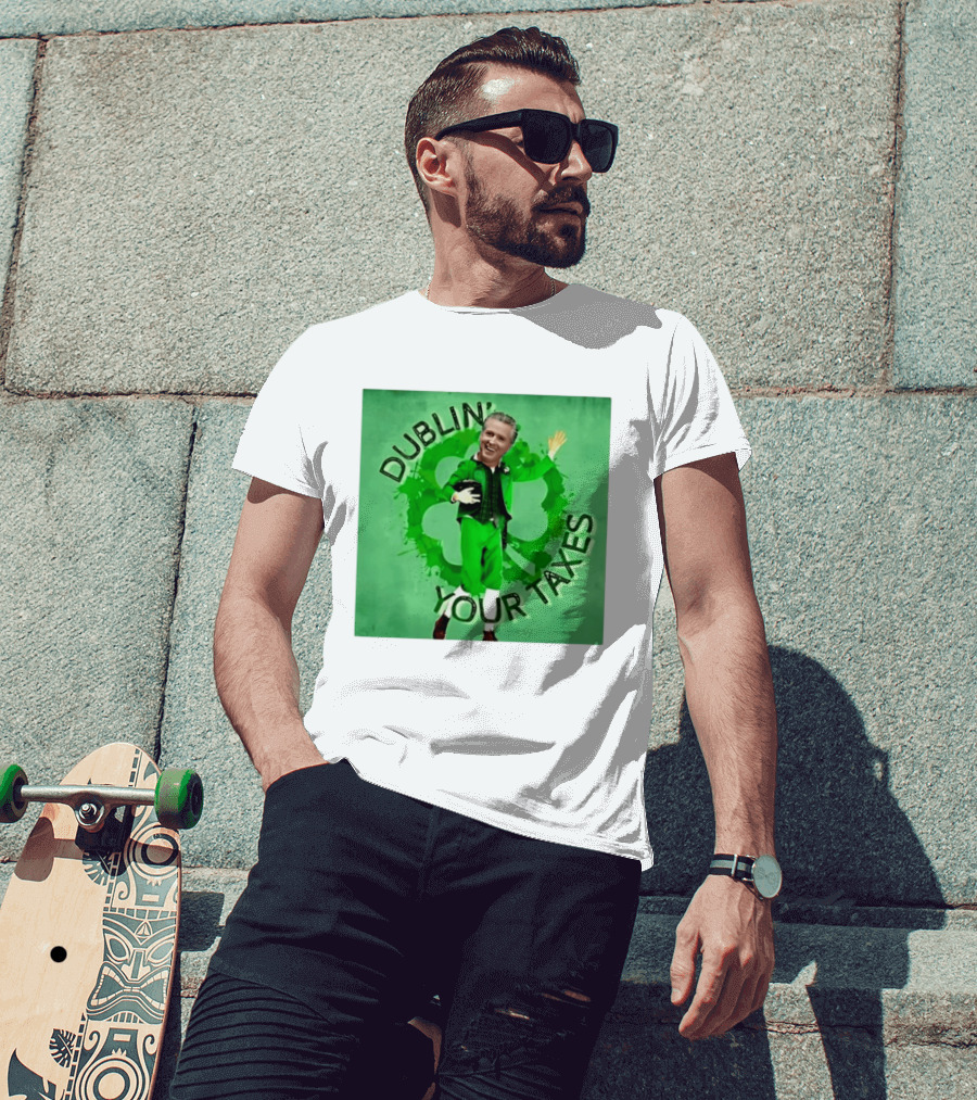 Gavin Newsom Dublin Your Taxes Leprechaun St Patrick's Day T-Shirt