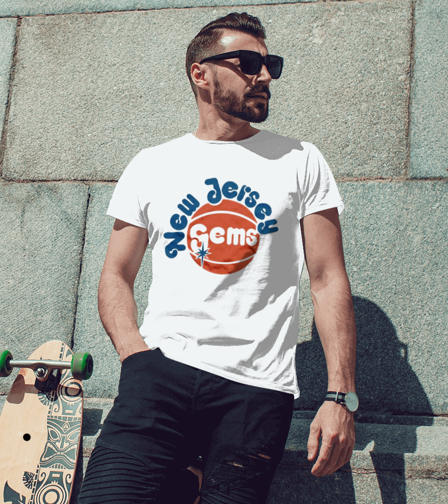 New Jersey Gems Basketball Vintage WPBL T-Shirt