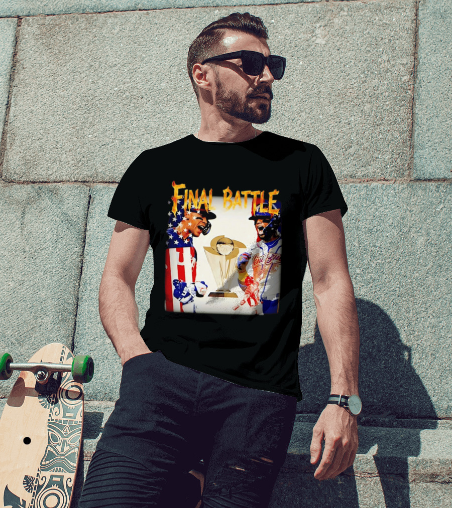 Final Battle USA Venezuela World Baseball Classic 2026 Championship Showdown T-Shirt