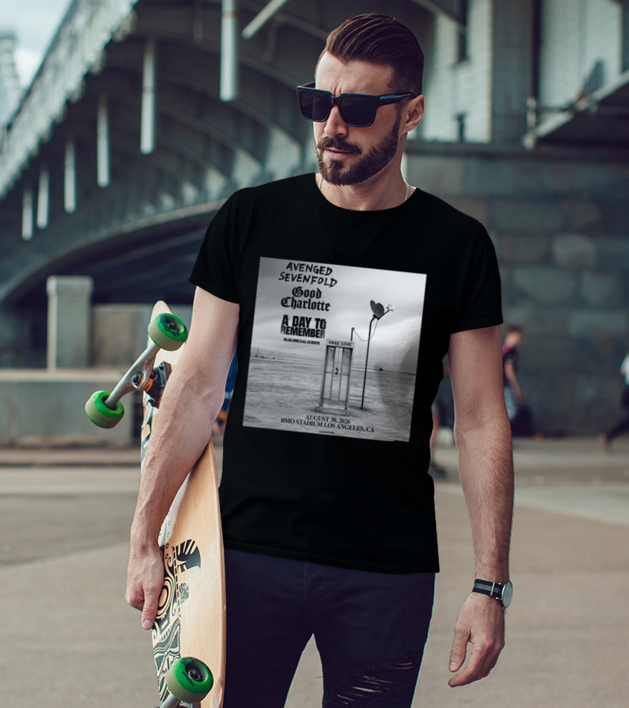 Avenged Sevenfold Good Charlotte A Day To Remember Concert BMO Stadium Los Angeles August 30 2026 T-Shirt