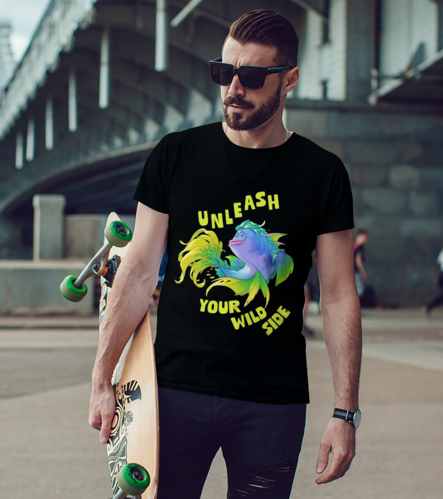 Unleash Your Wild Side Vibrant Fish Adventure T-Shirt