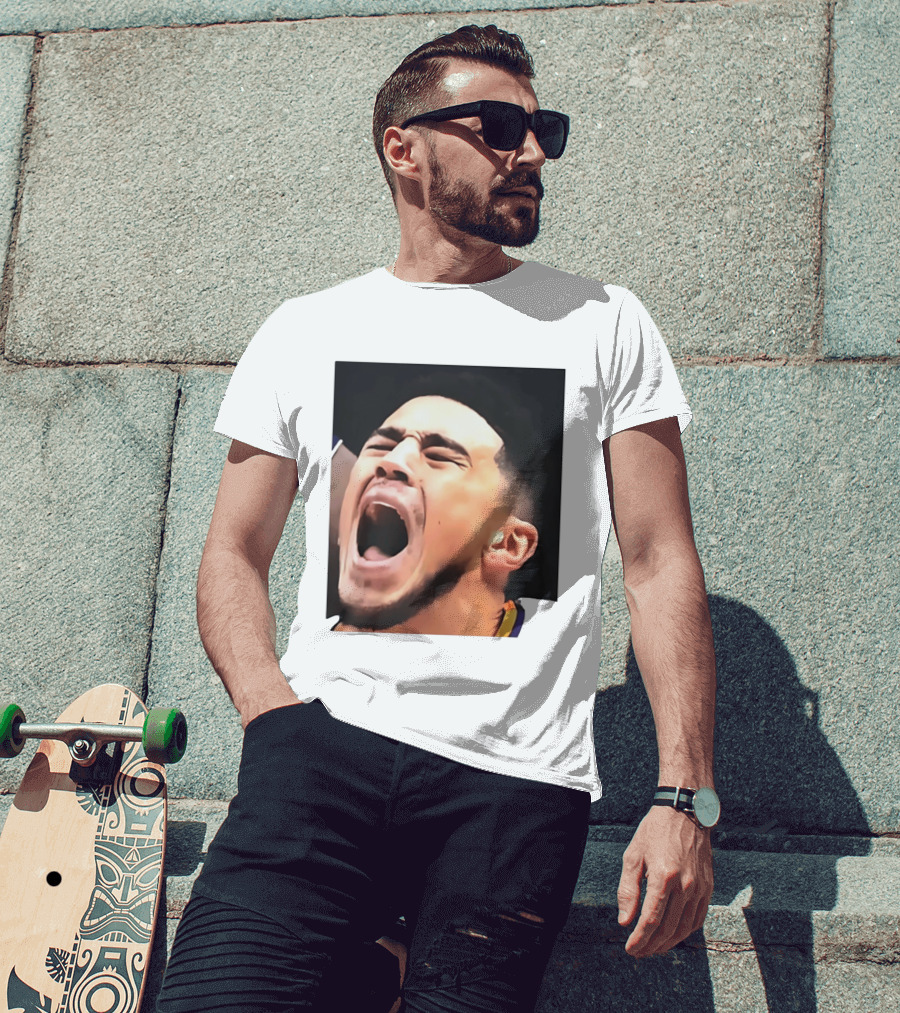 Phoenix Suns Devin Booker Big Face Basketball T-Shirt