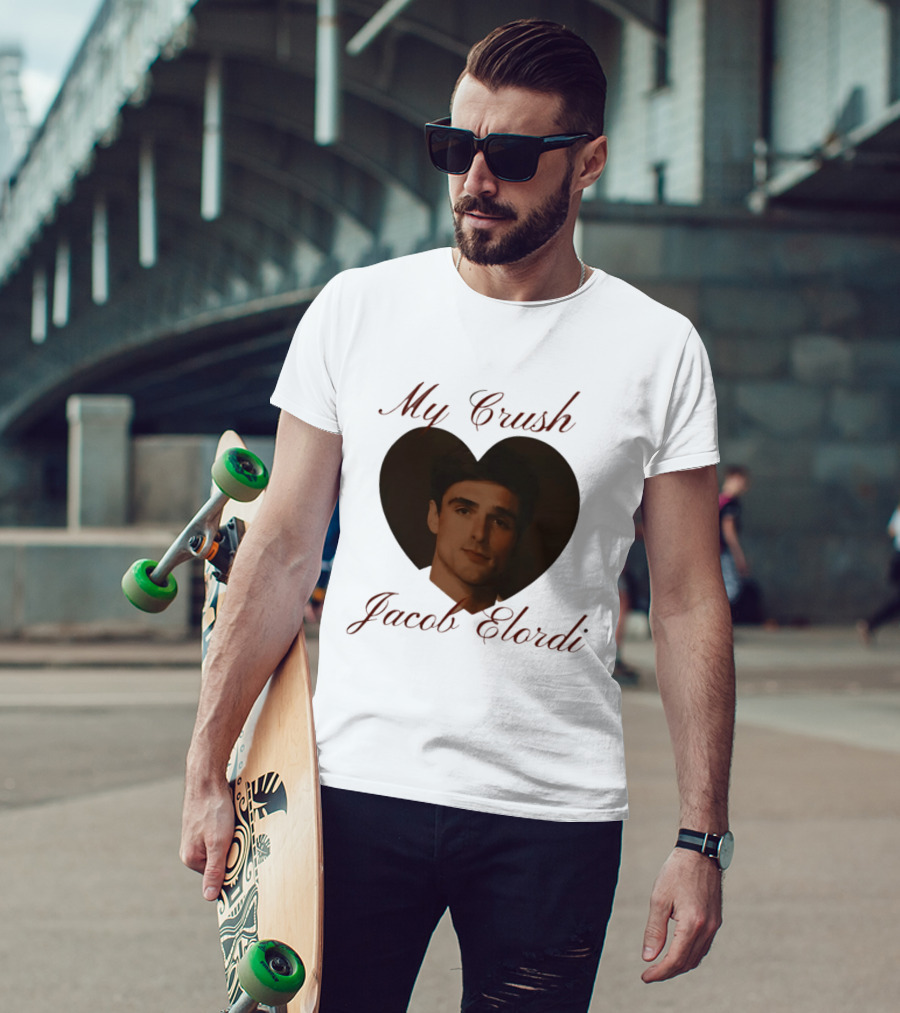 My Crush Jacob Elordi Heart T-Shirt