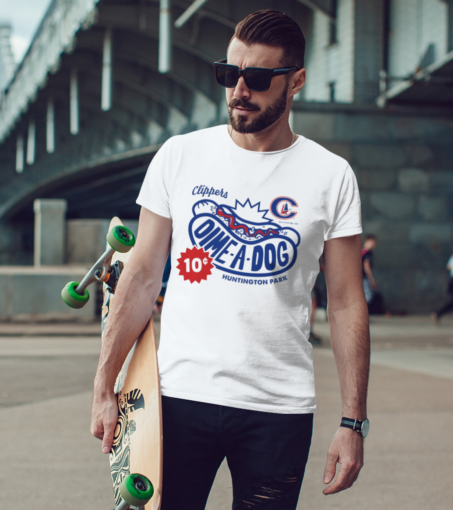 Clippers Dime A Dog 10¢ Huntington Park T-Shirt