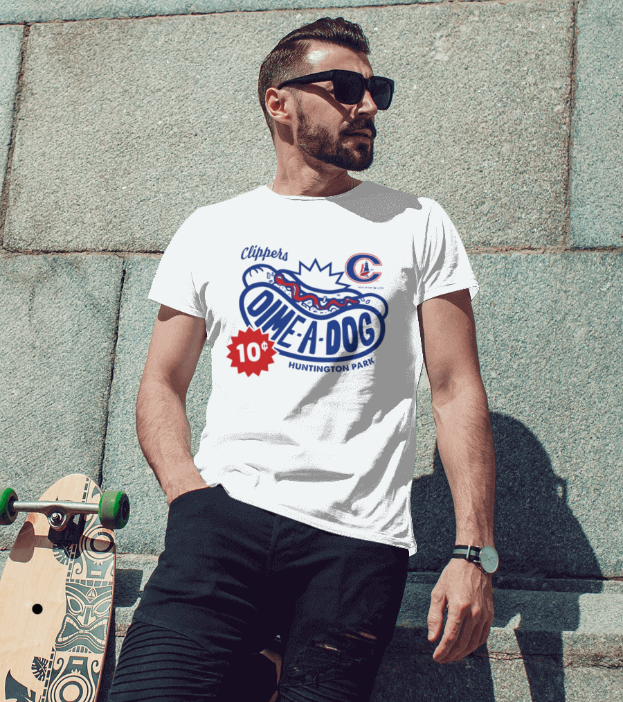 Clippers Dime A Dog 10¢ Huntington Park T-Shirt