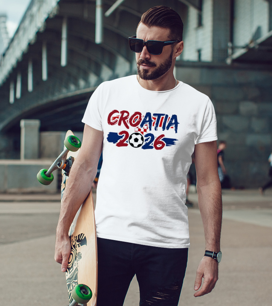 Croatia World Cup 2026 Soccer Team Fan Gear T-Shirt