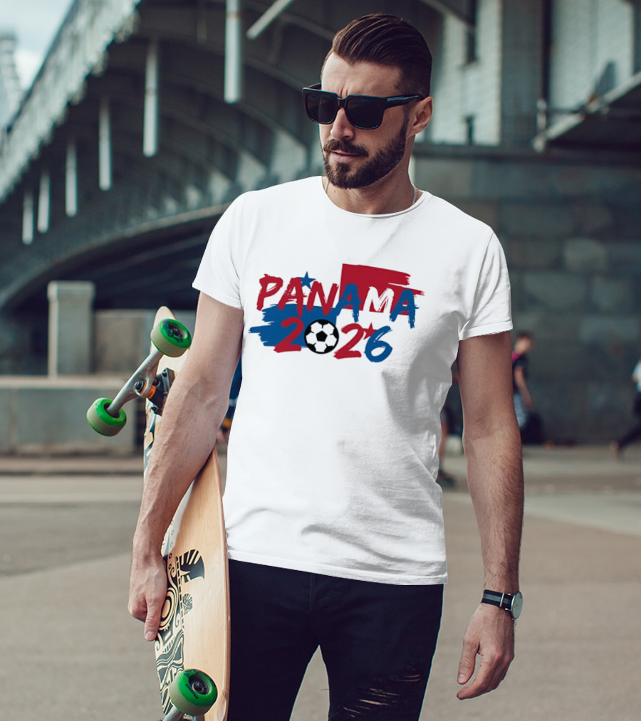 Panama 2026 Soccer Team World Cup Soccer Ball T-Shirt