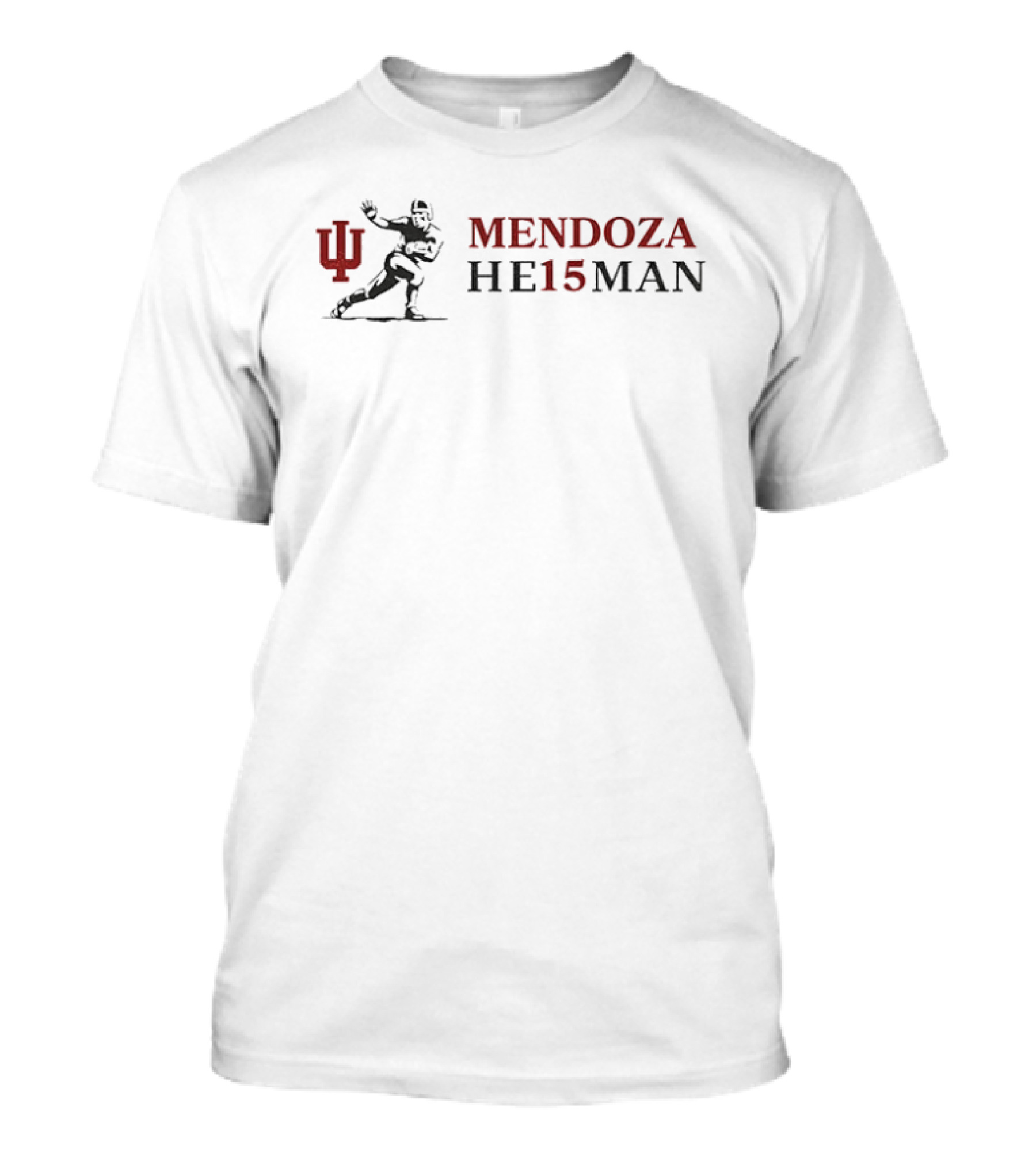 Mendoza He15man Indiana Hoosiers Football T-Shirt