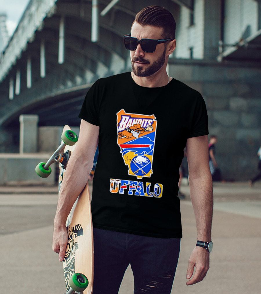 Buffalo Bandits Bills Sabres Sports Teams State T-Shirt