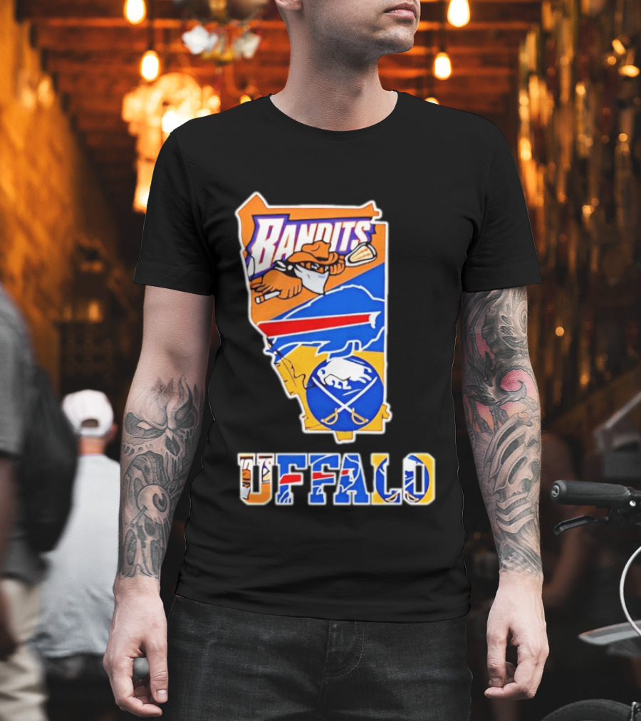 Buffalo Bandits Bills Sabres Sports Teams State T-Shirt