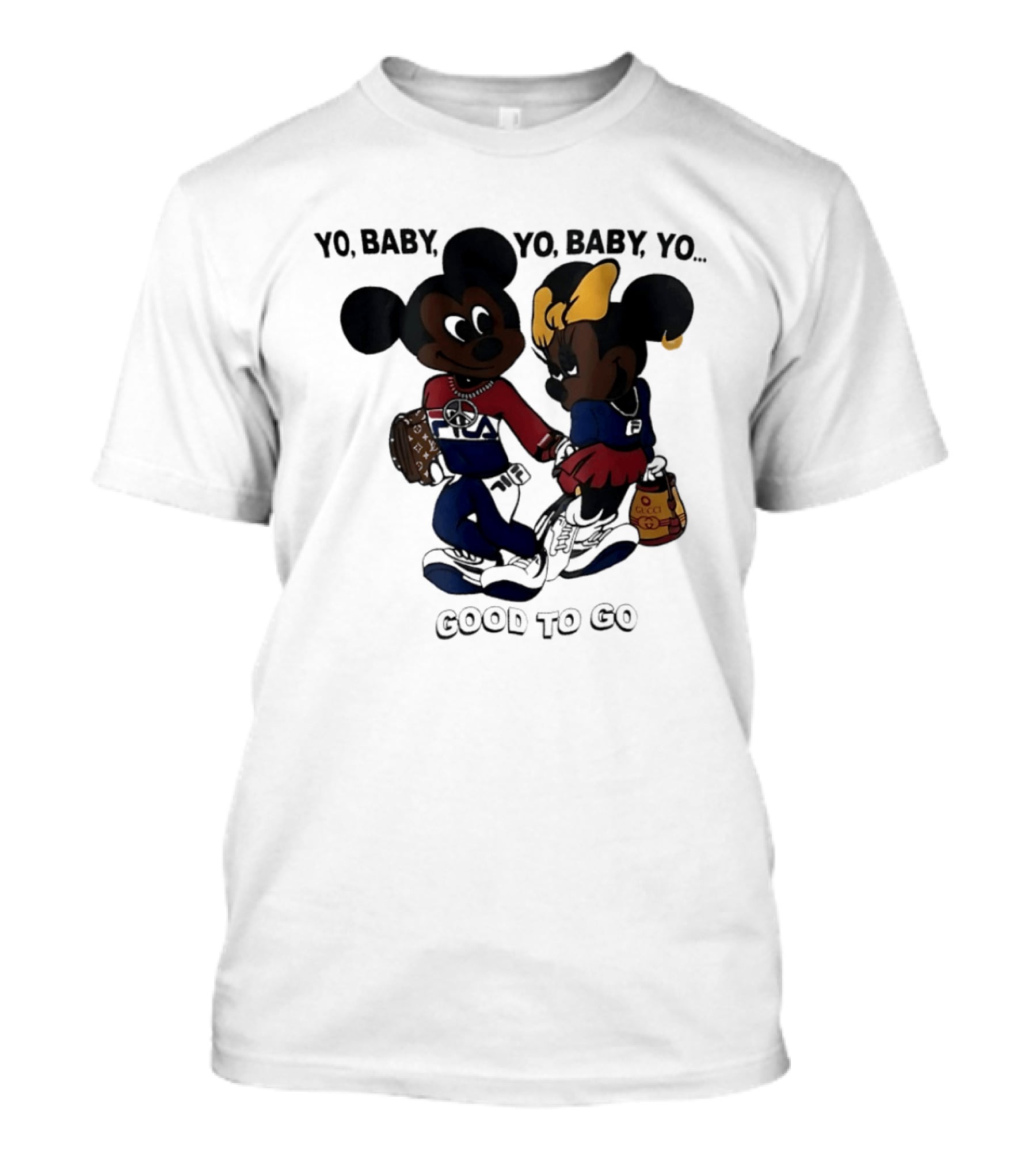 Yo Baby Yo Mickey Minnie Good To Go Fashion T-Shirt
