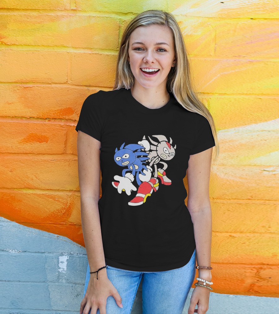 Sanic Coldsteel April Fools Meme Characters T-Shirt