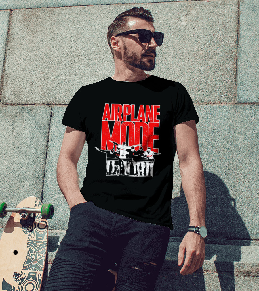 Boston Red Sox Airplane Mode Celebration T-Shirt