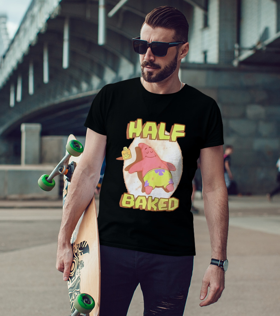 Patrick Star Half Baked SPF 45 Sunscreen Relaxation T-Shirt