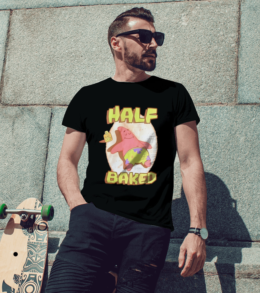 Patrick Star Half Baked SPF 45 Sunscreen Relaxation T-Shirt
