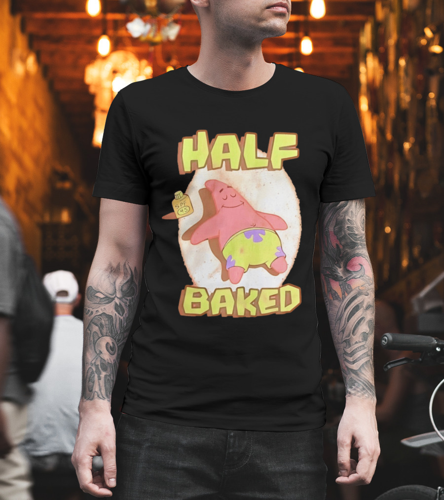 Patrick Star Half Baked SPF 45 Sunscreen Relaxation T-Shirt