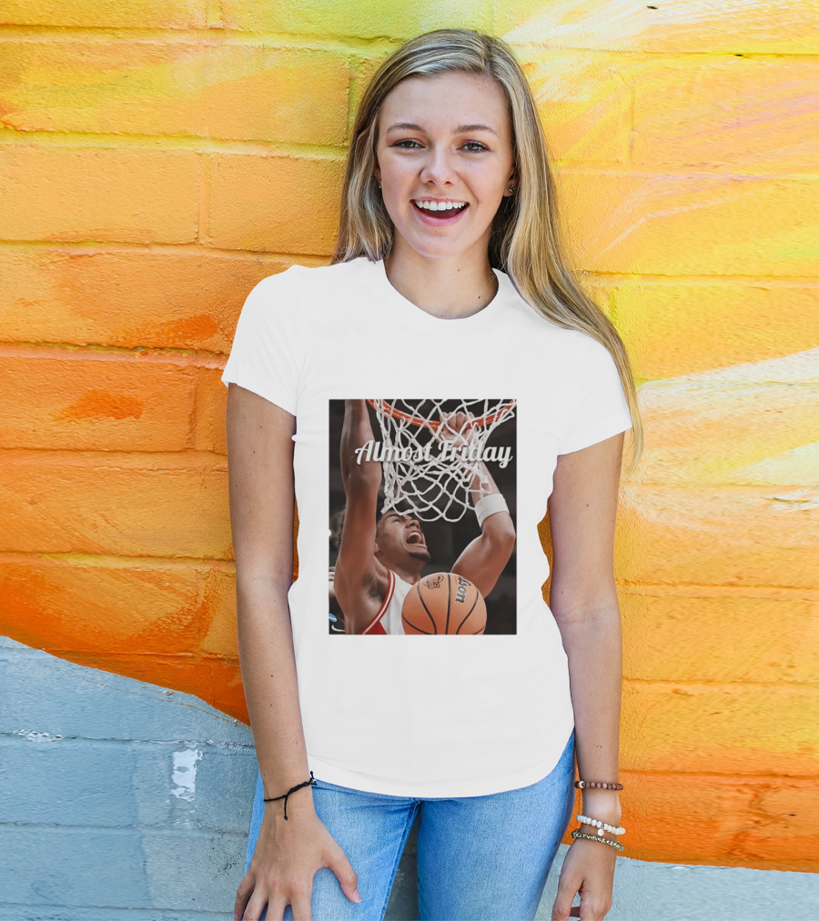 Koa Peat Arizona Wildcats Basketball Almost Friday Dunk T-Shirt
