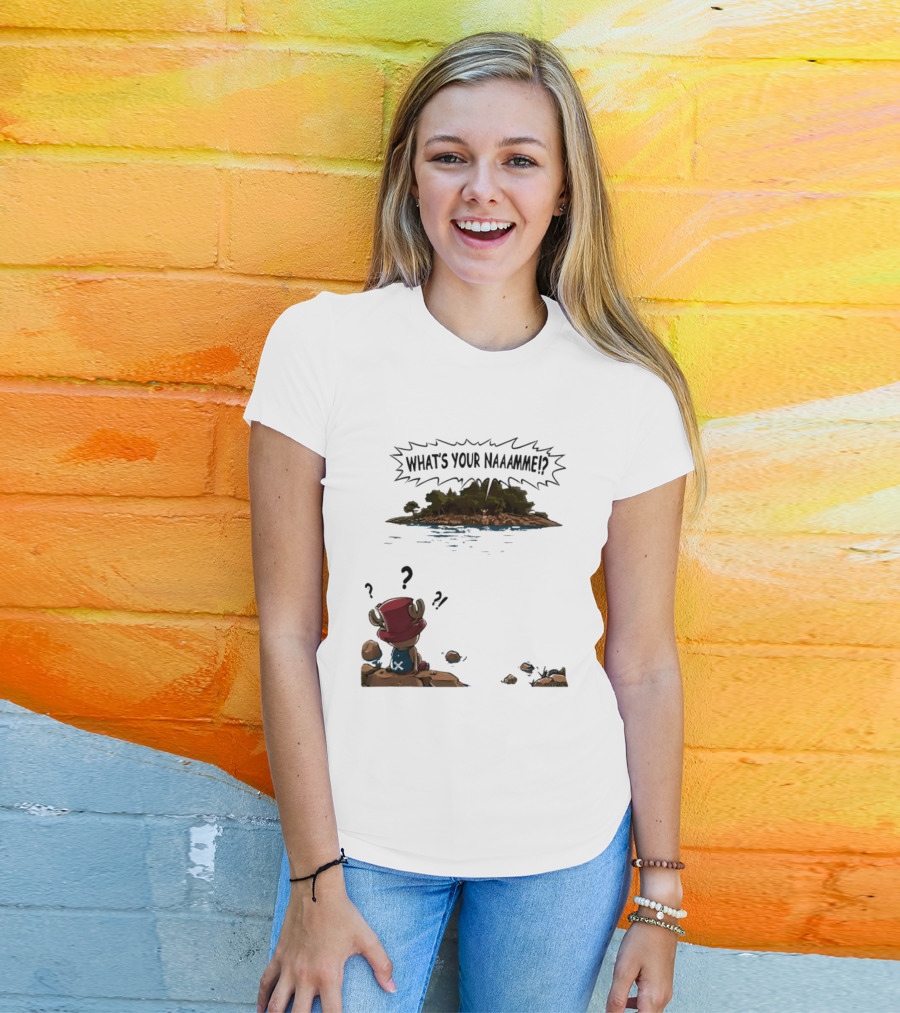 Tony Tony Chopper What's Your Name Island Question Marks T-Shirt