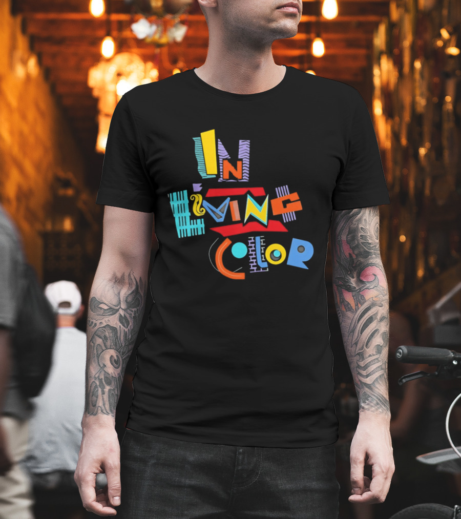 In Living Color 90s Retro Style Vivid T-Shirt